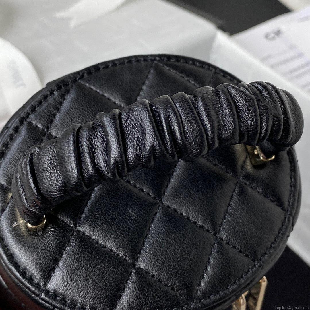 Chanel Vanity Case Lambskin AP2730 Black