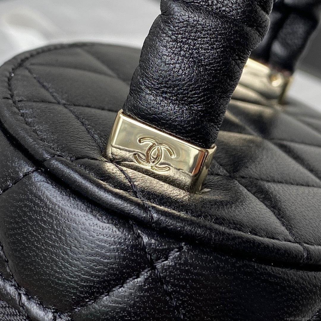 Chanel Vanity Case Lambskin AP2730 Black