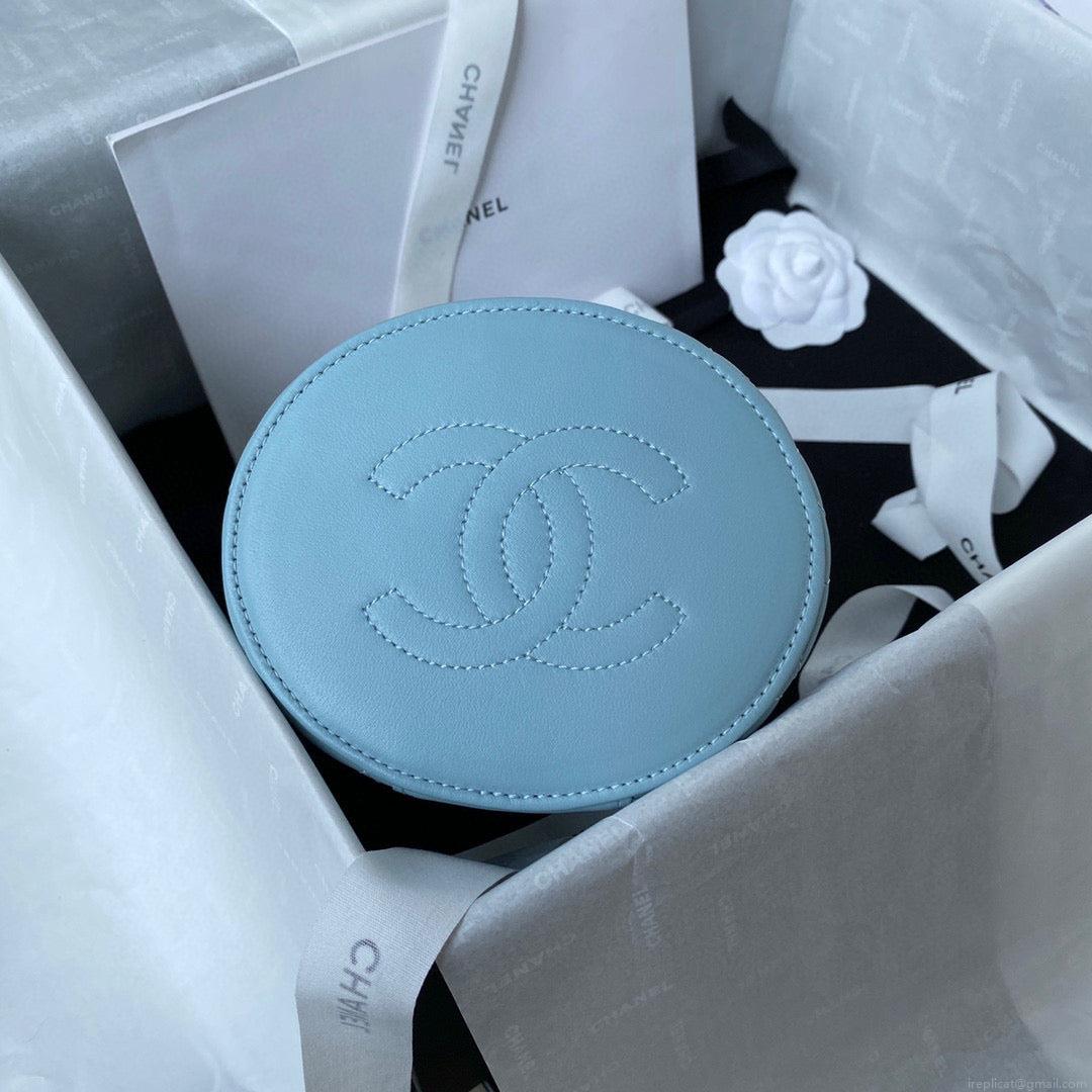 Chanel Vanity Case Lambskin AP2730 Blue