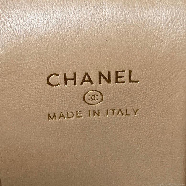 Chanel Vanity Case Lambskin AP2730 Blue