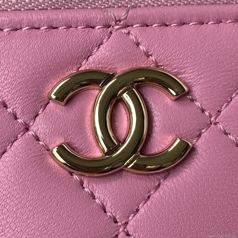 Chanel Vanity Case Lambskin AP2730 Pink