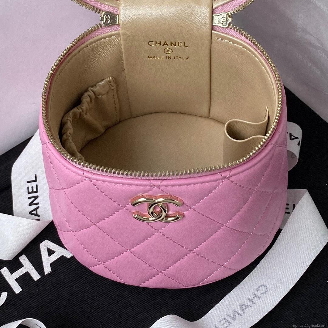Chanel Vanity Case Lambskin AP2730 Pink