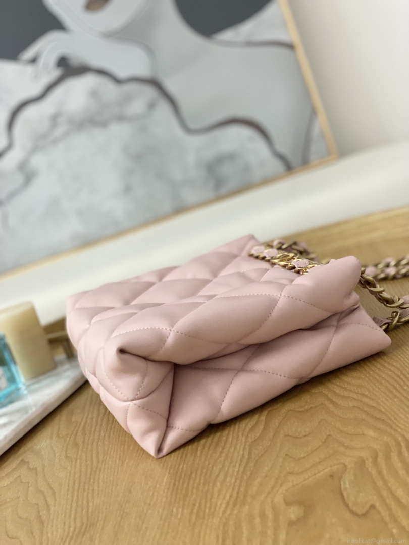 Chanel AS3502 Small TOTE Lambskin Pink