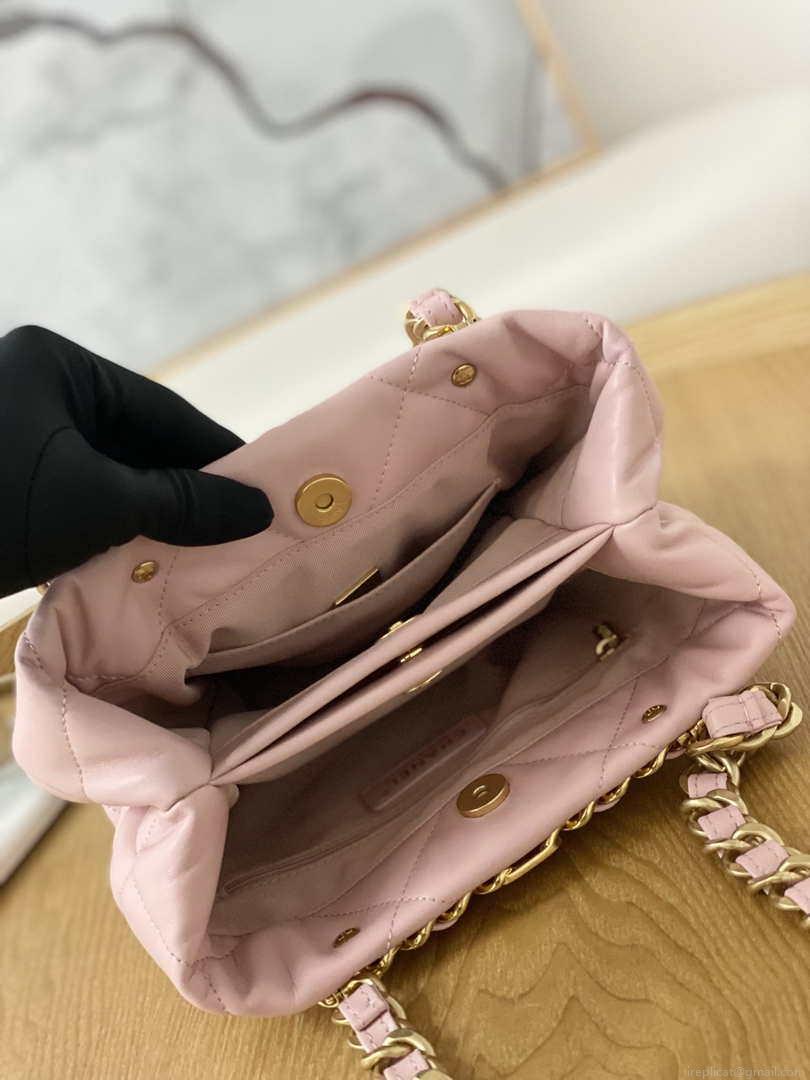 Chanel AS3502 Small TOTE Lambskin Pink