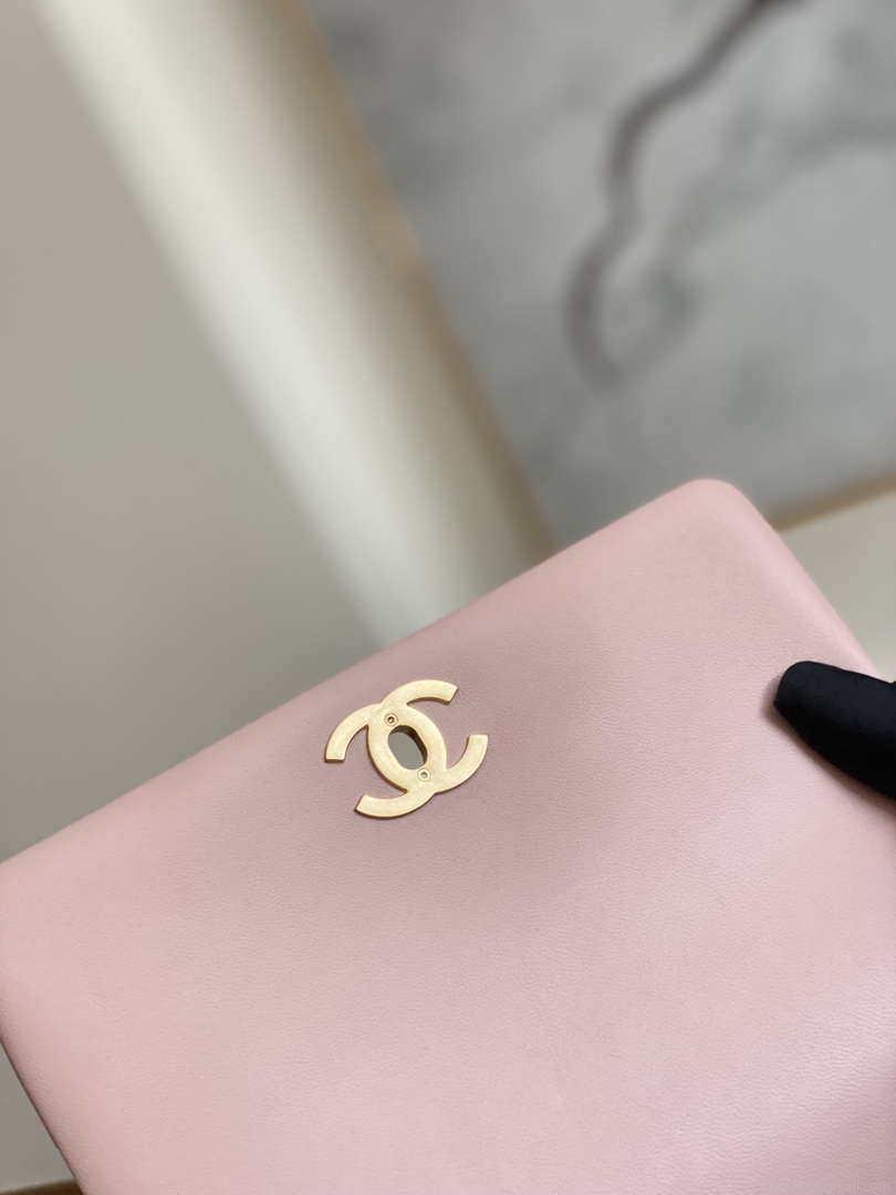 Chanel AS3378 MINI Flap Bag Lambskin Pink