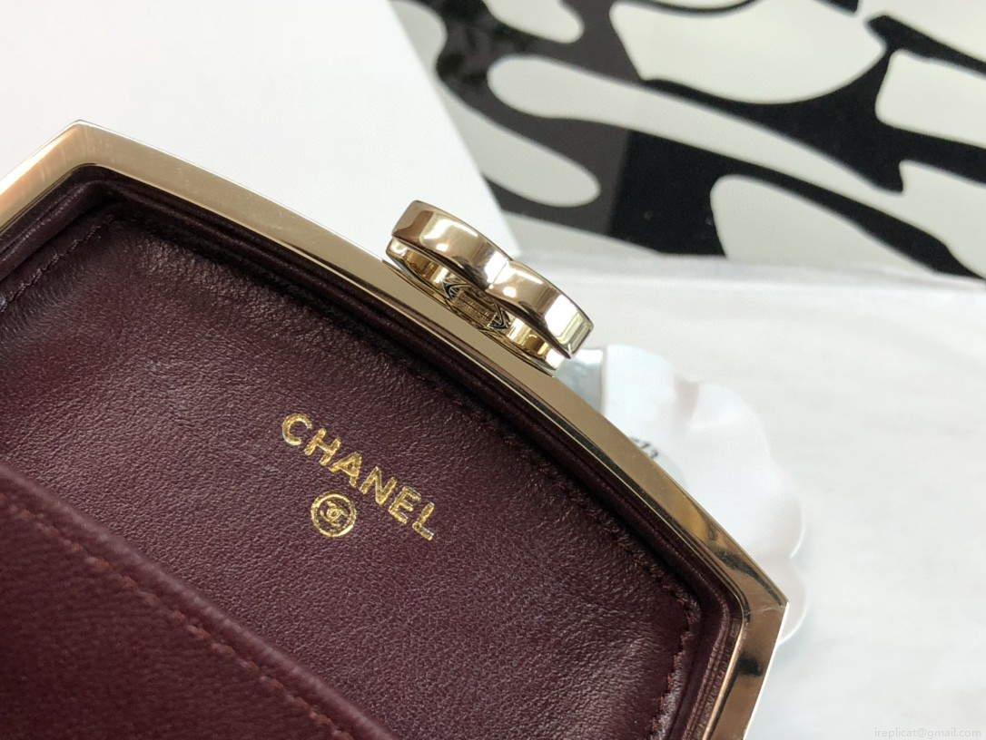 Chanel AP2398 Small Vanity Case Lambskin gold-tone metal Black and Gold