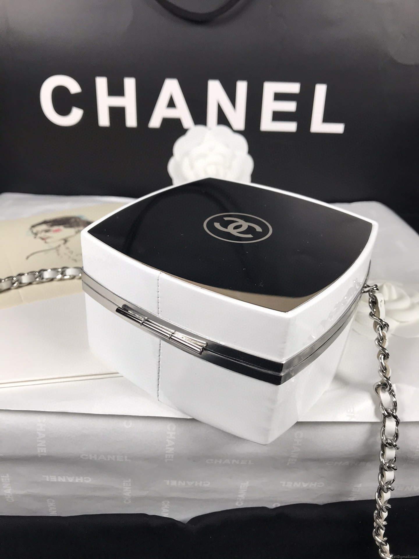 Chanel AP2398 Small Vanity Case Acrylic Black