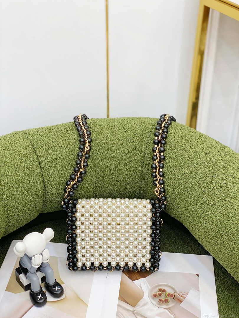 Chanel 22SS summer new collection artificial pearls and glazed pearl strings White
