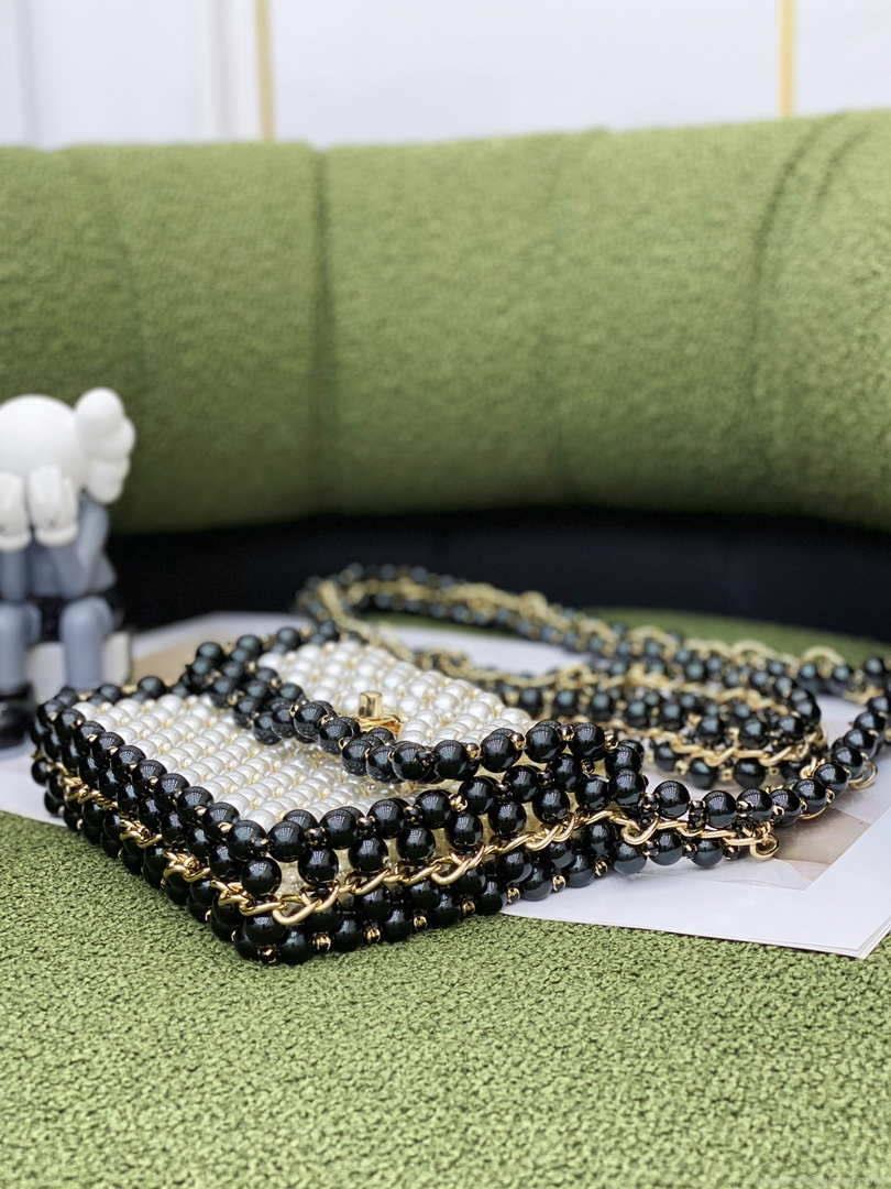 Chanel 22SS summer new collection artificial pearls and glazed pearl strings White