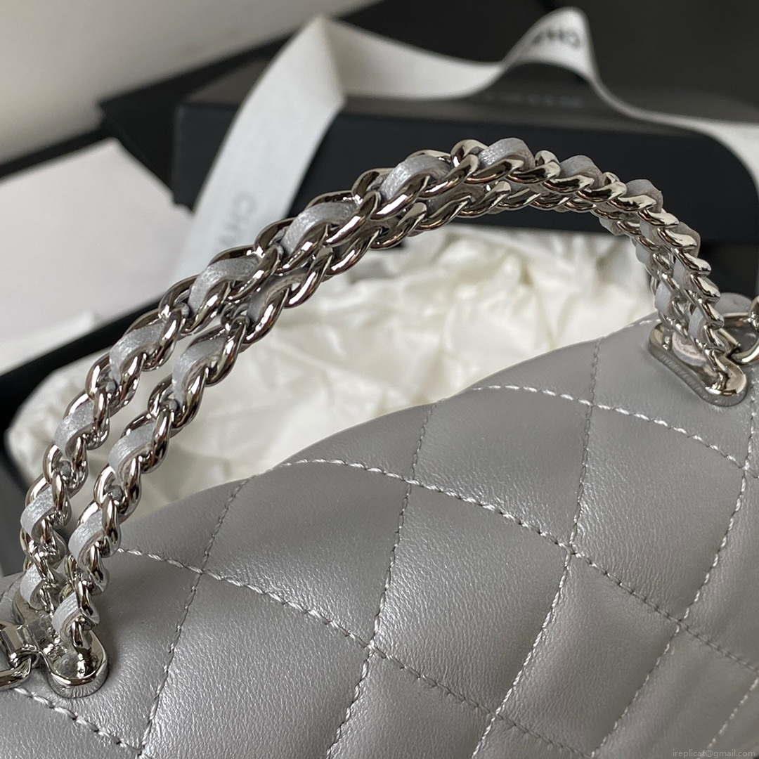 Chanel AP3237 Clutch with chain Lambskin Gold With Handle Bag