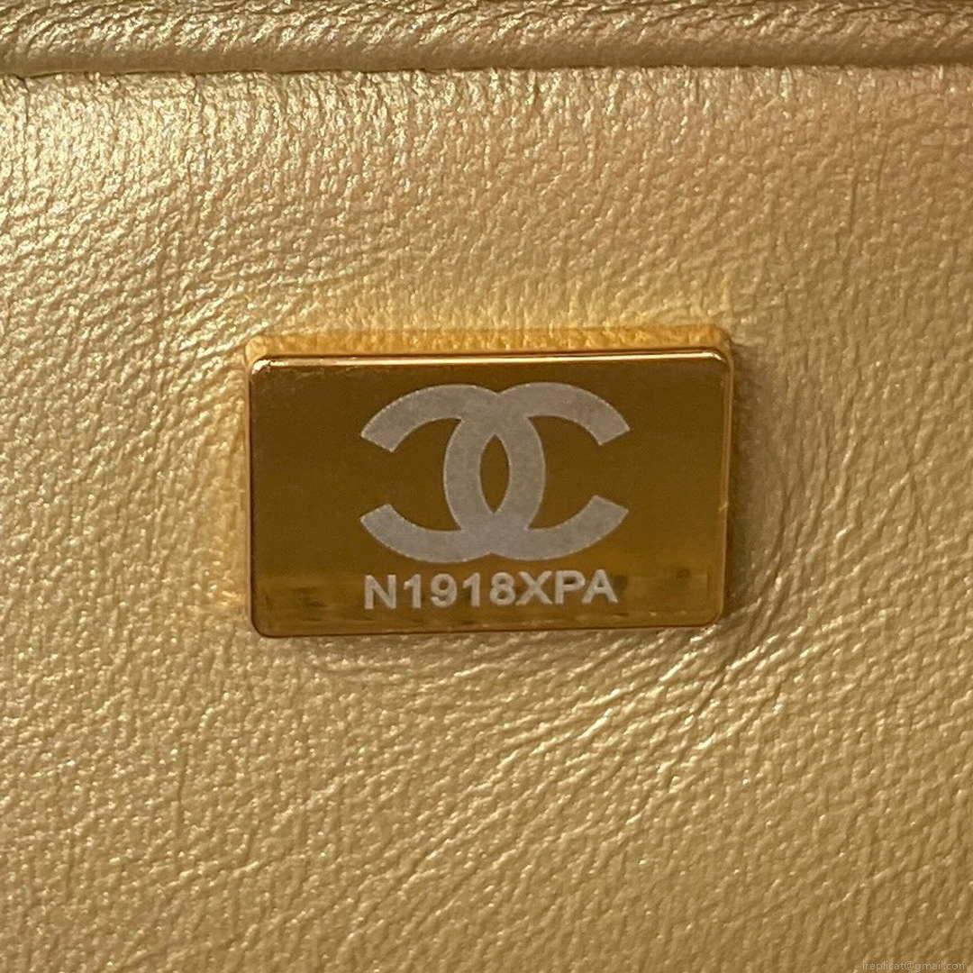 Chanel AS3384 Backpack Chain bag lambskin Black