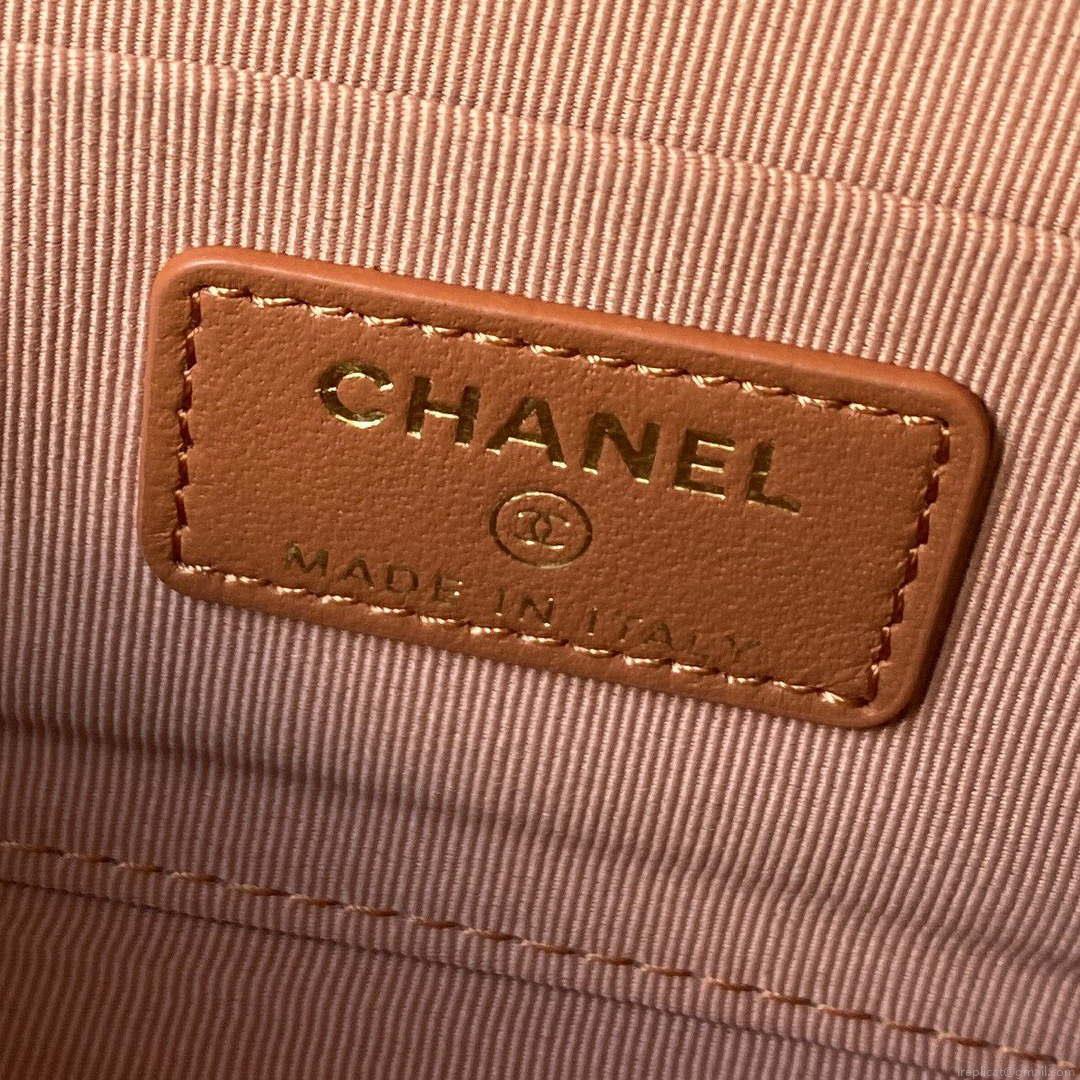 Chanel AP3426 Woc Mini Flap Bag Lambskin 17cm Brown