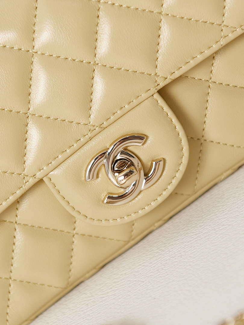 Chanel AS4141 Camellia Embossed Flap With top Handle Bag Beige