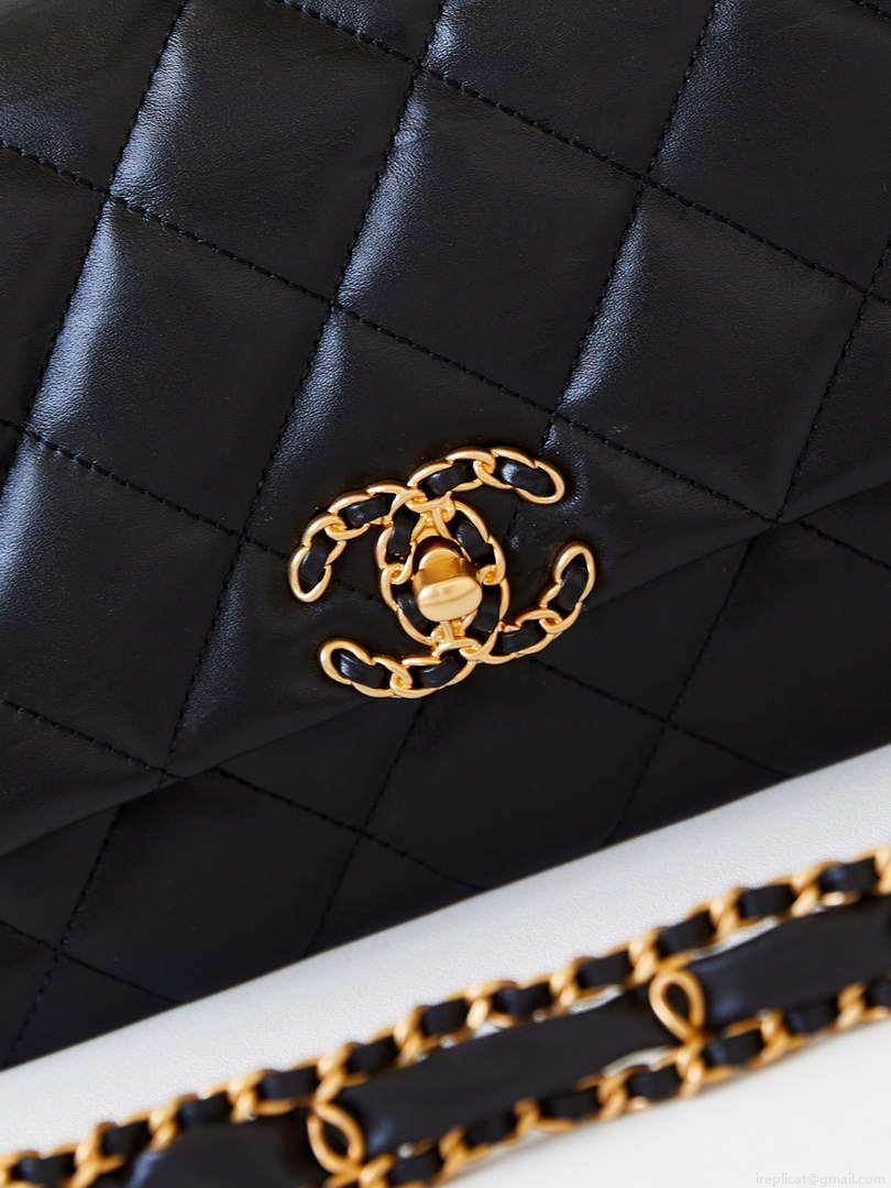 Chanel AS4423 Flap Lambskin bag Black