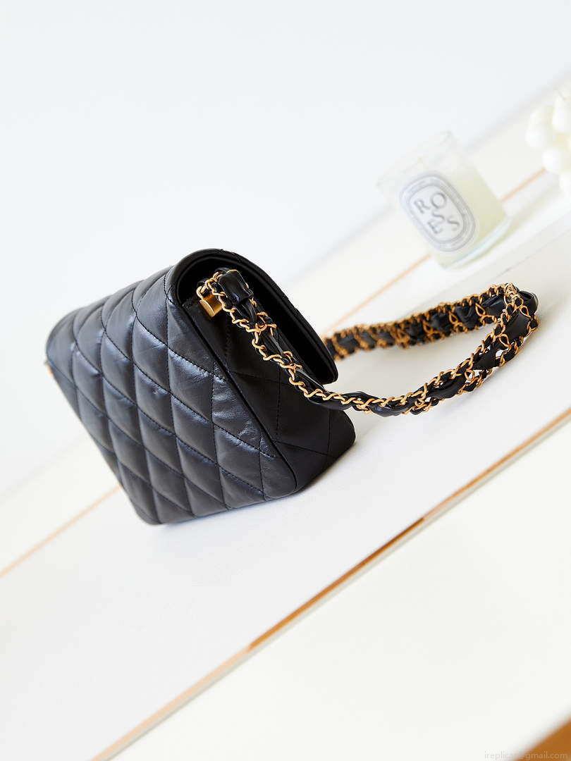 Chanel AS4423 Flap Lambskin bag Black