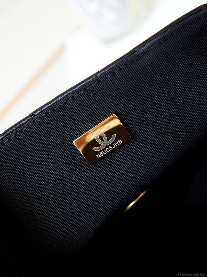 Chanel AS4423 Flap Lambskin bag Black