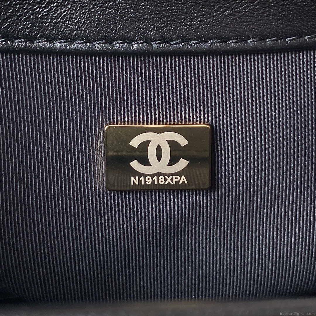 Chanel AS4609 Small Messenger bag Lambskin Black
