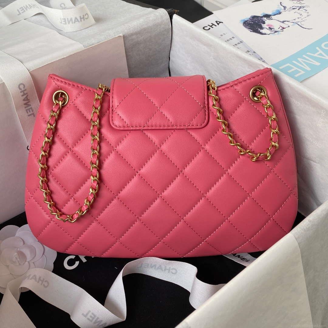 Chanel AS4610 Messenger bag Lambskin Red