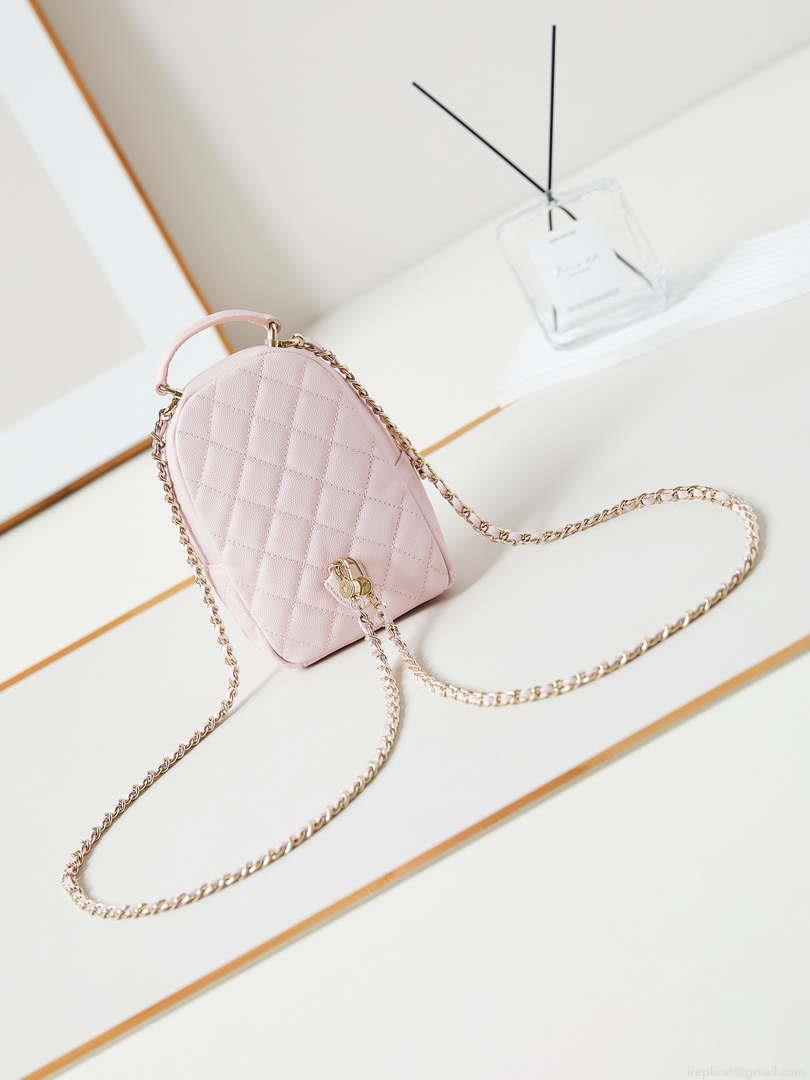 Chanel Ap3753 CLASSIC MINI Backpack Lambskin Pink