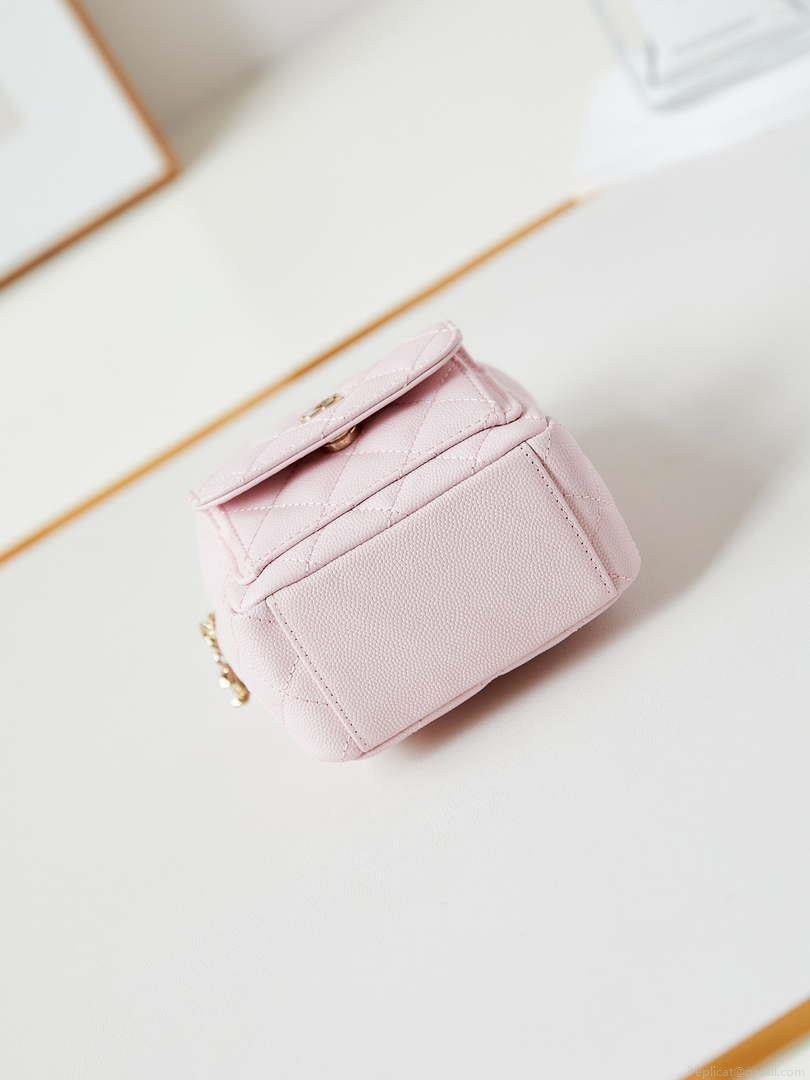 Chanel Ap3753 CLASSIC MINI Backpack Lambskin Pink