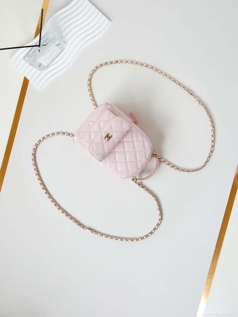 Chanel Ap3753 CLASSIC MINI Backpack Lambskin Pink