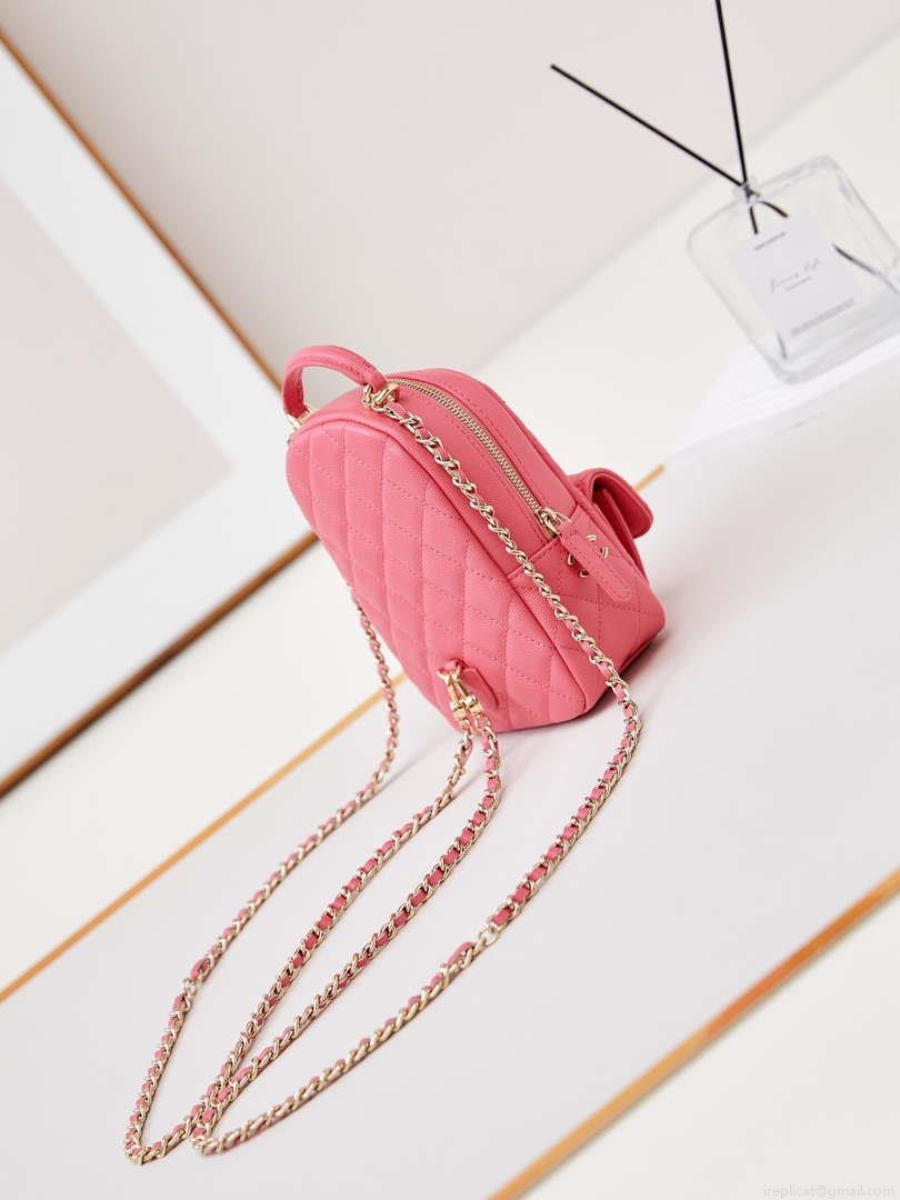 Chanel Ap3753 CLASSIC MINI Backpack Calfskin Red