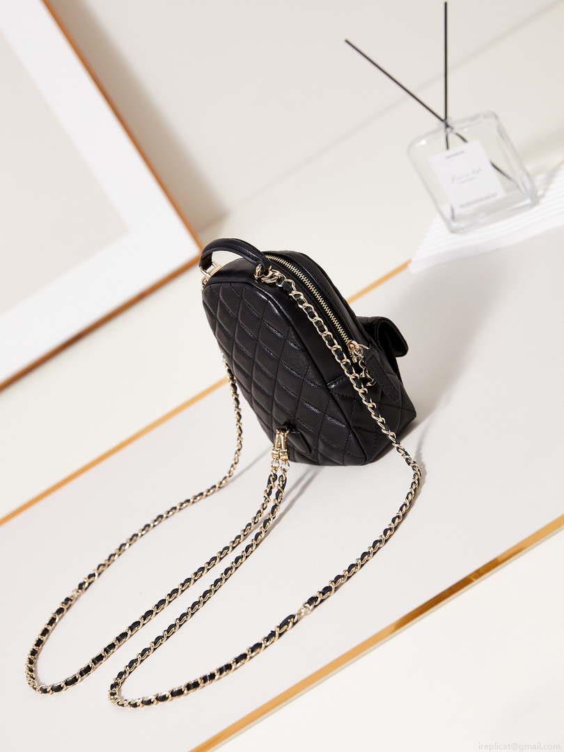Chanel Ap3753 CLASSIC MINI Backpack Lambskin Black