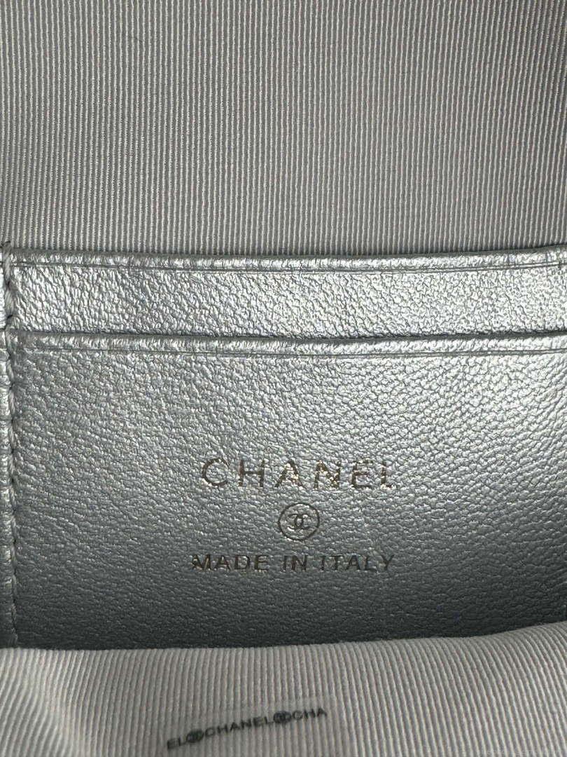 Chanel Ap3753 CLASSIC MINI Backpack Calfskin Silver