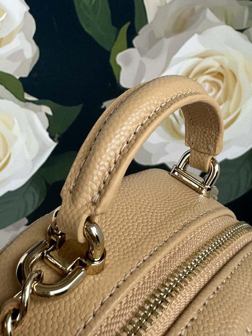 Chanel Ap3753 CLASSIC MINI Backpack Calfskin Apricot