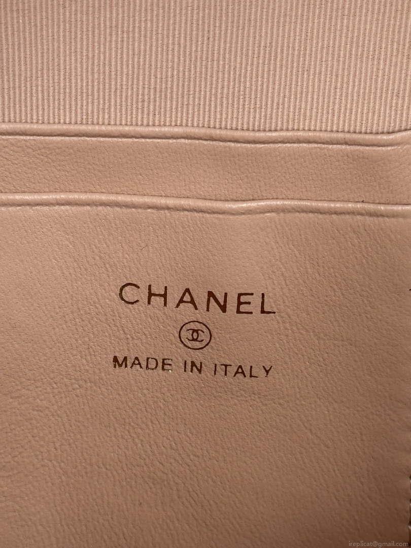 Chanel Ap3753 CLASSIC MINI Backpack Calfskin Apricot