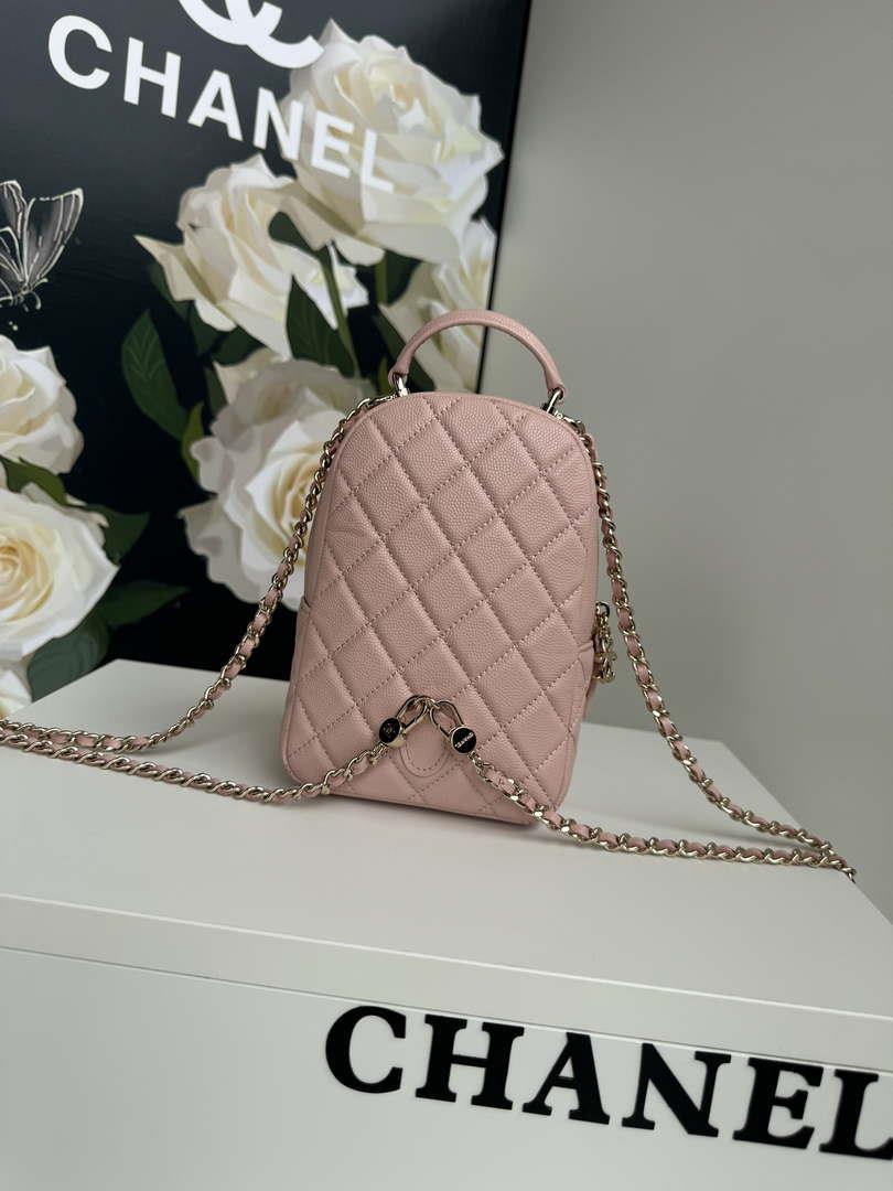 Chanel Ap3753 CLASSIC MINI Backpack Calfskin Pink