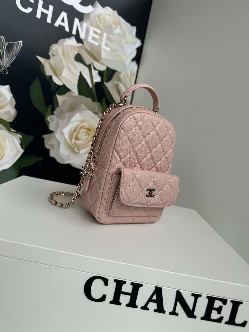 Chanel Ap3753 CLASSIC MINI Backpack Calfskin Pink