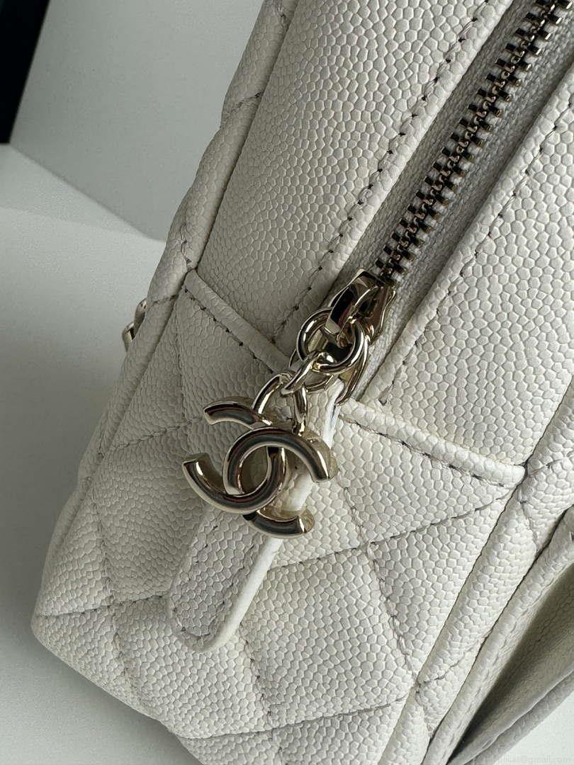 Chanel Ap3753 CLASSIC MINI Backpack Calfskin White