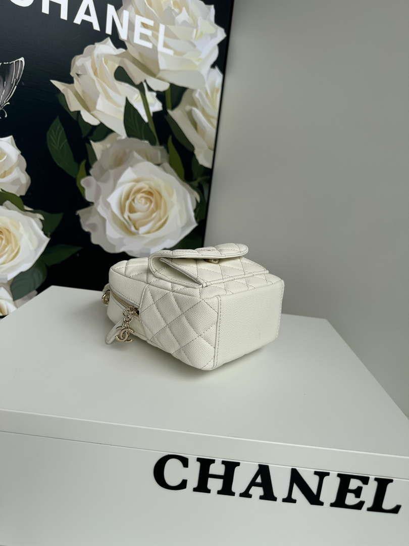 Chanel Ap3753 CLASSIC MINI Backpack Calfskin White