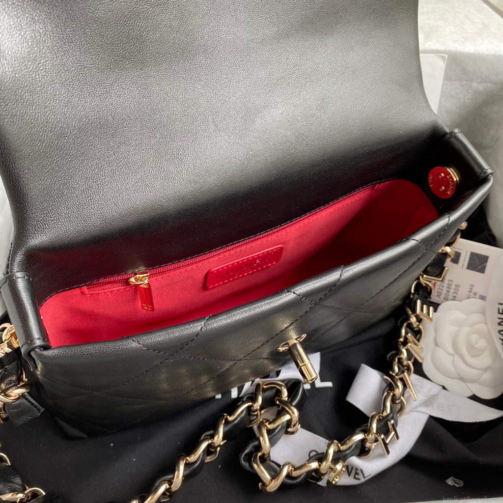 Chanel AS2299 Flap Bag Shoulder Black