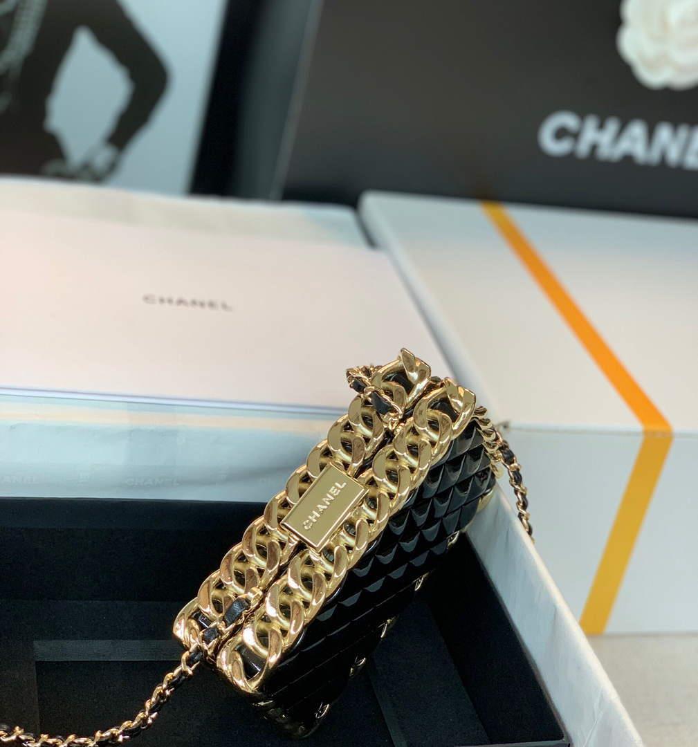 Chanel Acrylic Evening bag Chanel Vanity Case Box Bag