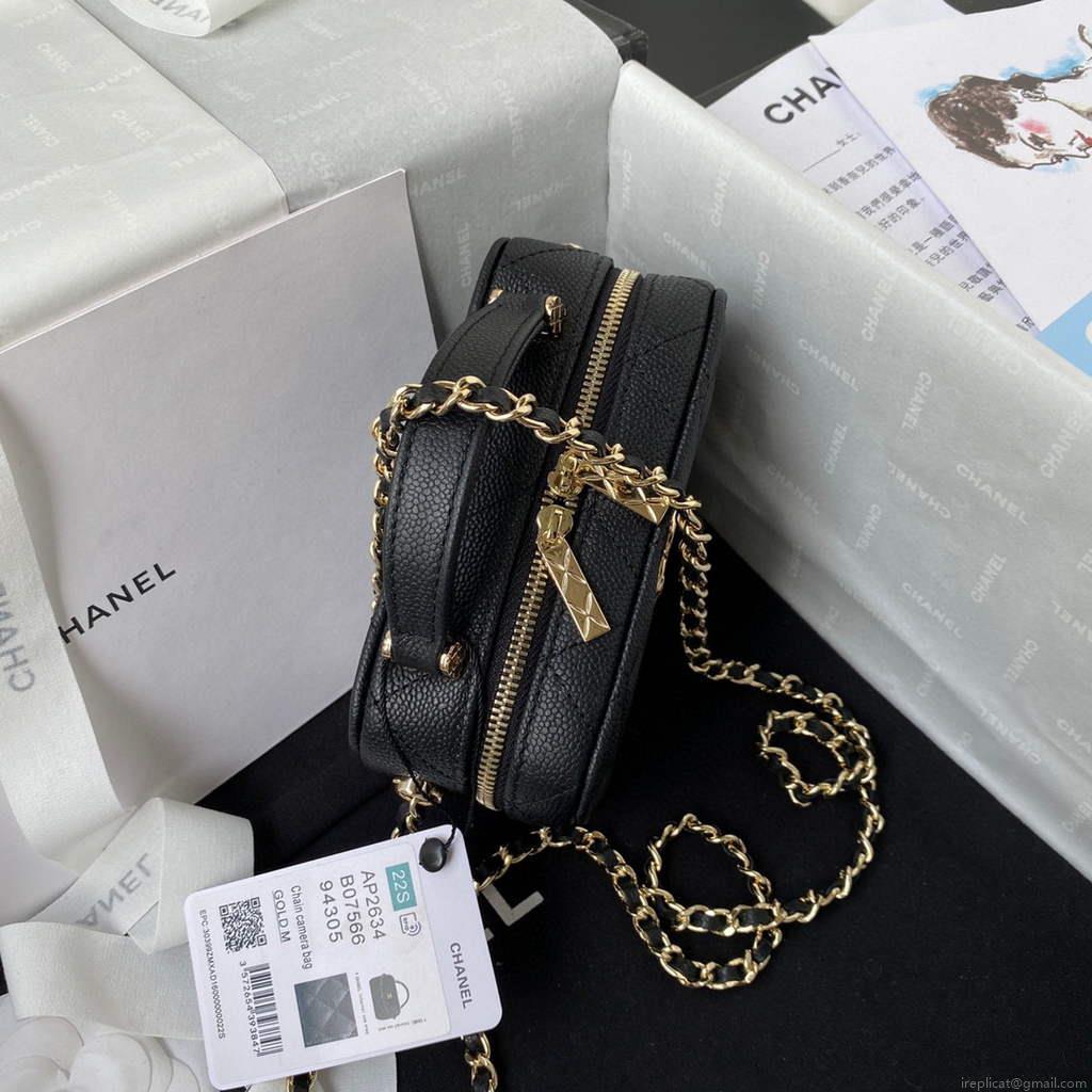 Chanel AP2634 Small Vanity with Chain Bag Black