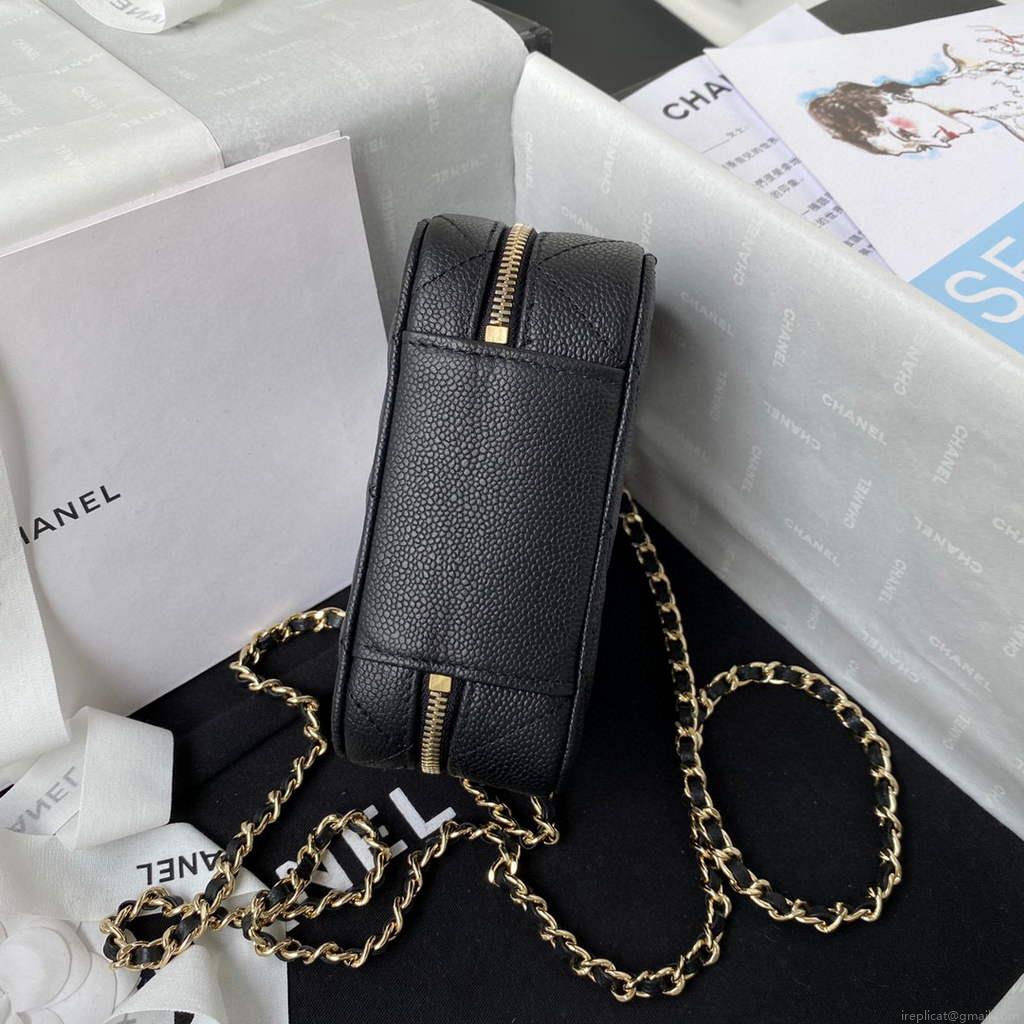 Chanel AP2634 Small Vanity with Chain Bag Black