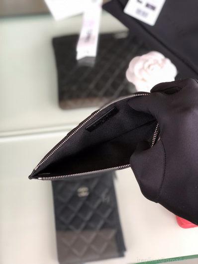 Chanel AP1422 Chanel phone card holder Lambskin Black