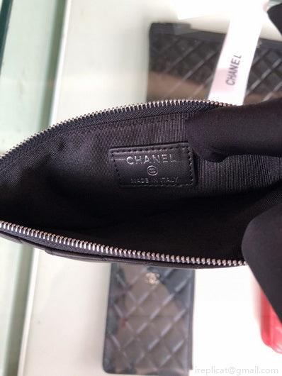 Chanel AP1422 Chanel phone card holder Lambskin Black