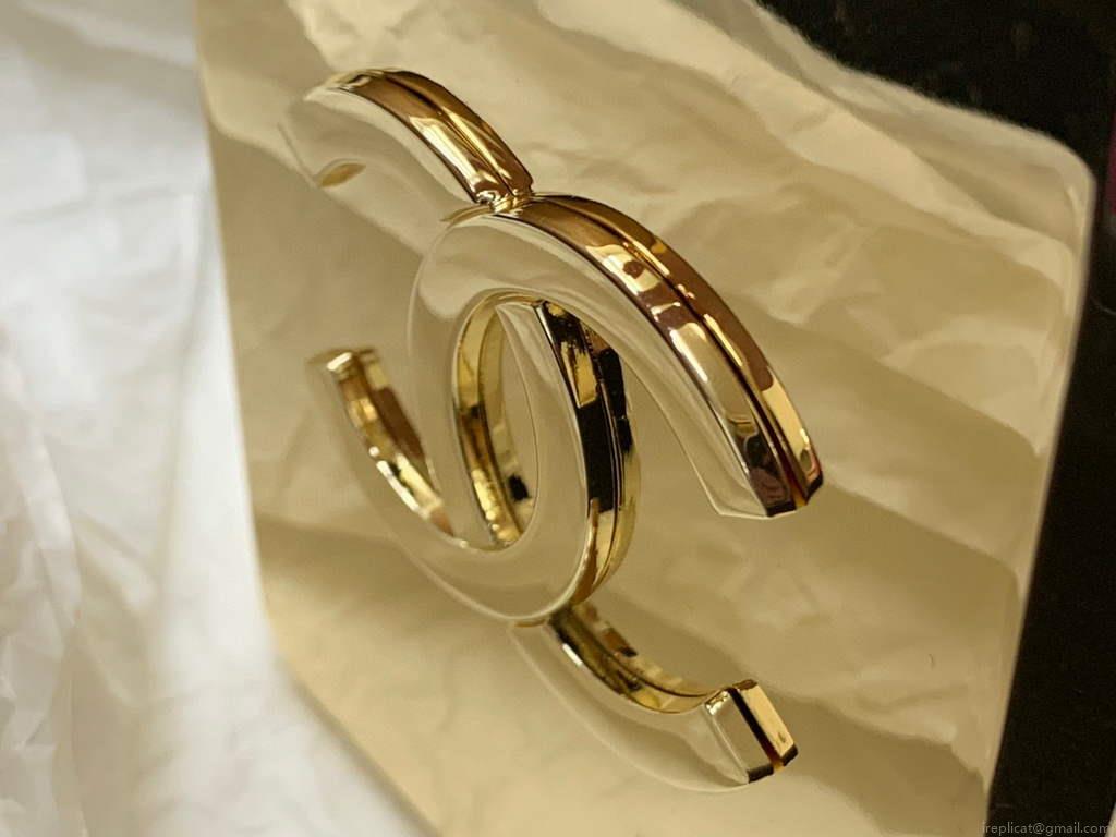 Chanel AS3264 Evening Bag Metal Gold
