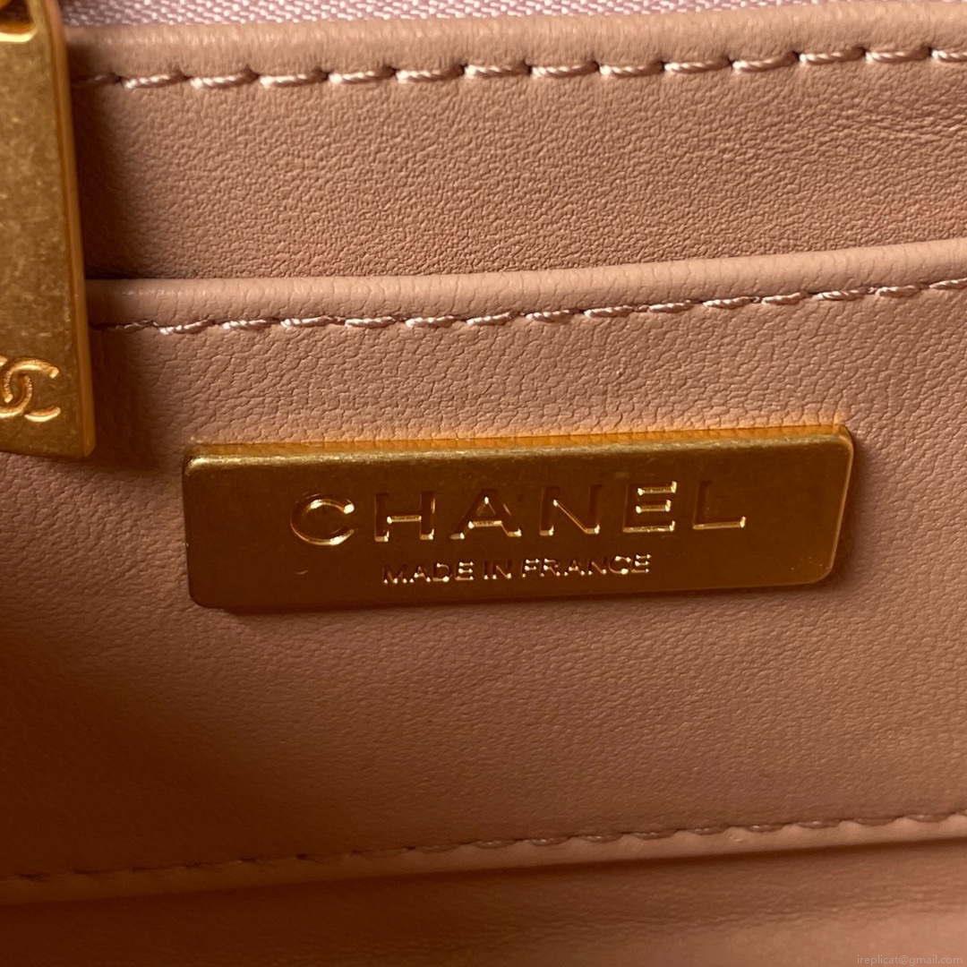 Chanel AS3973 Small Vanity Case Lambskin bag Nude Pink