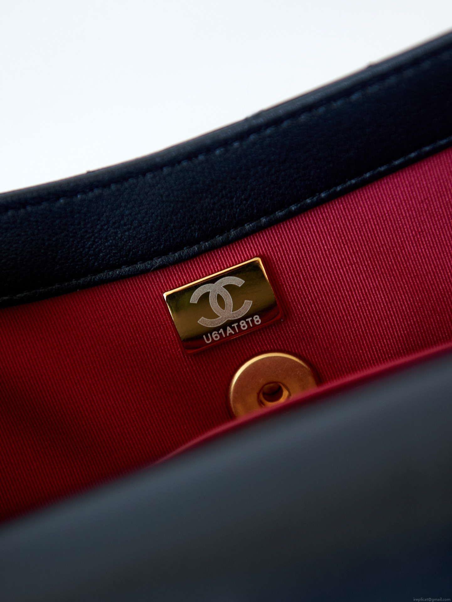 Chanel AS4305 Small Flap bag 23K Lambskin Black