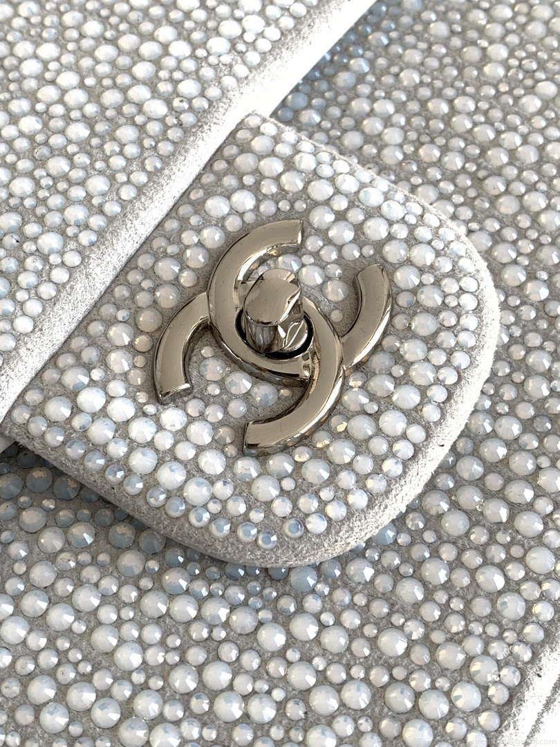 Chanel 23cm Flap Handbag Rhinestones 23S CF Limited Edition
