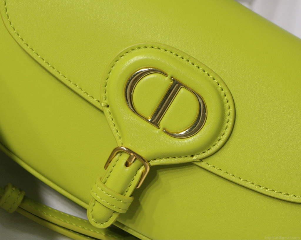 Dior M9327 dior Bobby bag East West Box Calfskin Yellow