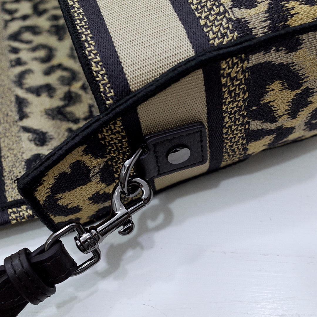Dior M1241 Small Diorcamp Bag Beige Multicolor Mizza Embroidery
