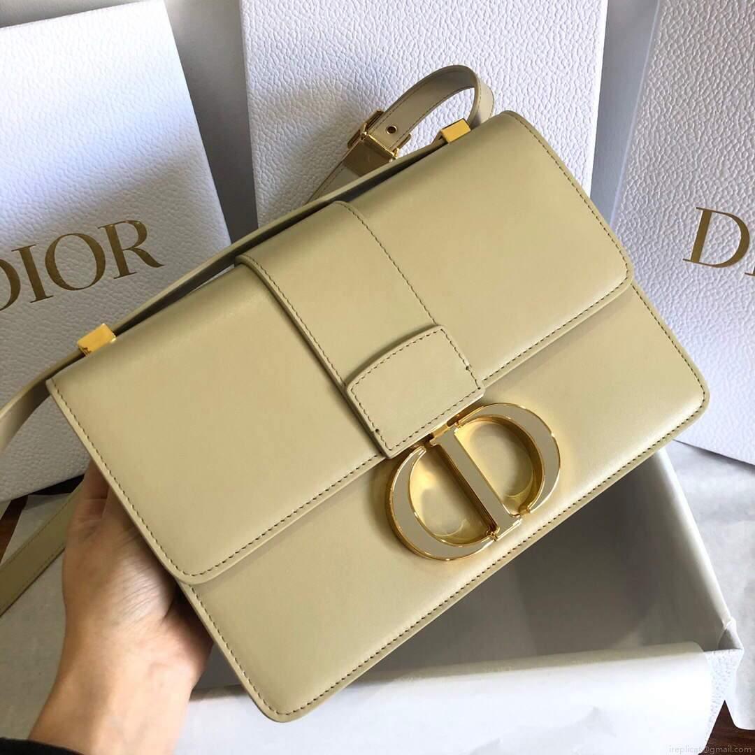 Dior M9204 Dior 30 Montaigne Box Bag Calfskin Apricot