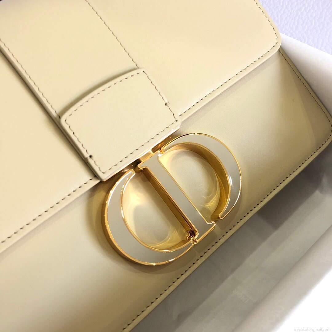 Dior M9204 Dior 30 Montaigne Box Bag Calfskin Apricot