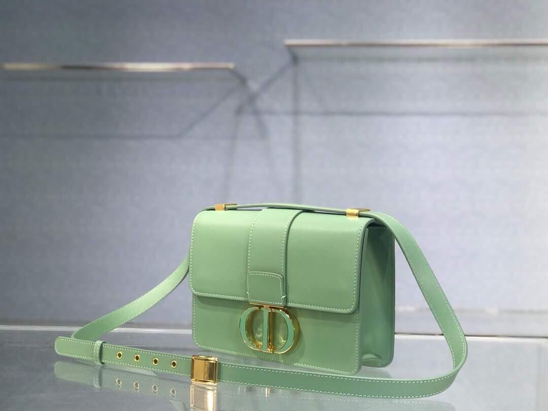 Dior M9204 Dior 30 Montaigne Box Bag Green Box Calfskin