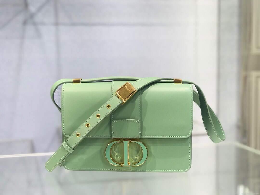 Dior M9204 Dior 30 Montaigne Box Bag Green Box Calfskin